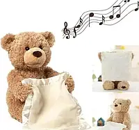 Інтерактивна дитяча музична іграшка Ведмідь 30 см. Музичне ведмежа. М'яка іграшка.