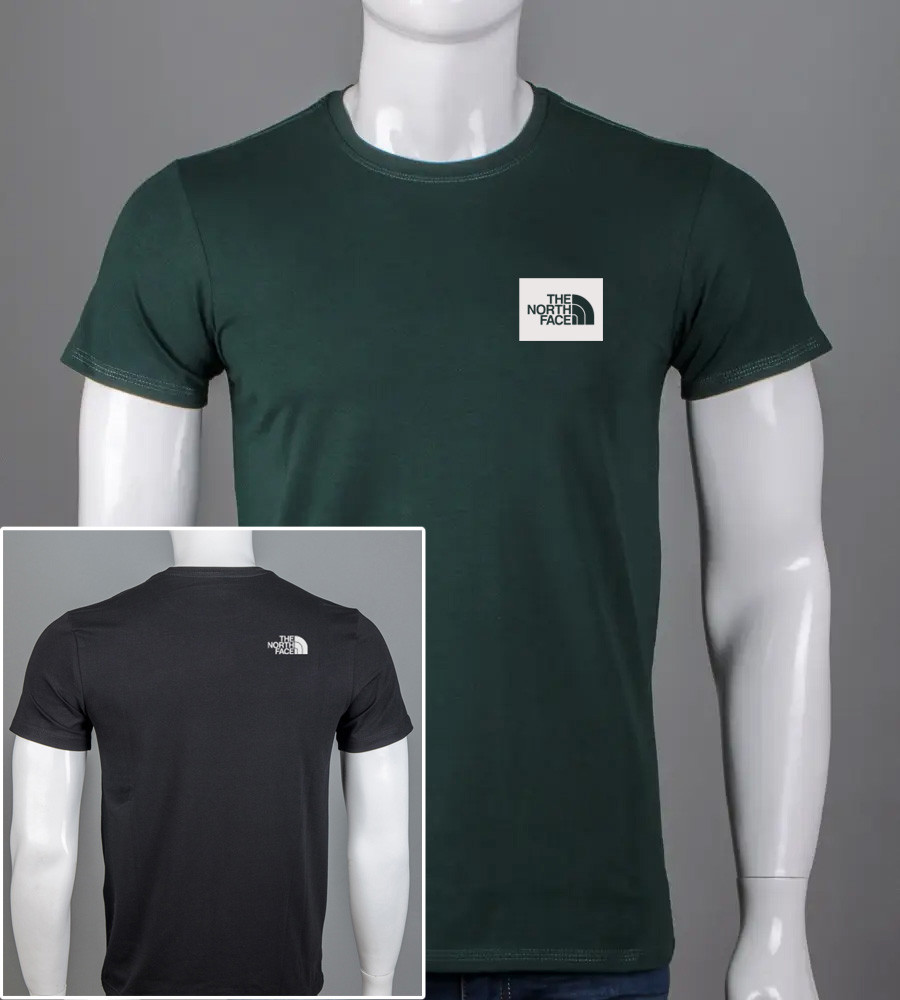 Футболка чоловіча TheNorthFace 2407м (Уп.4шт M-XXL), Темно-зелений