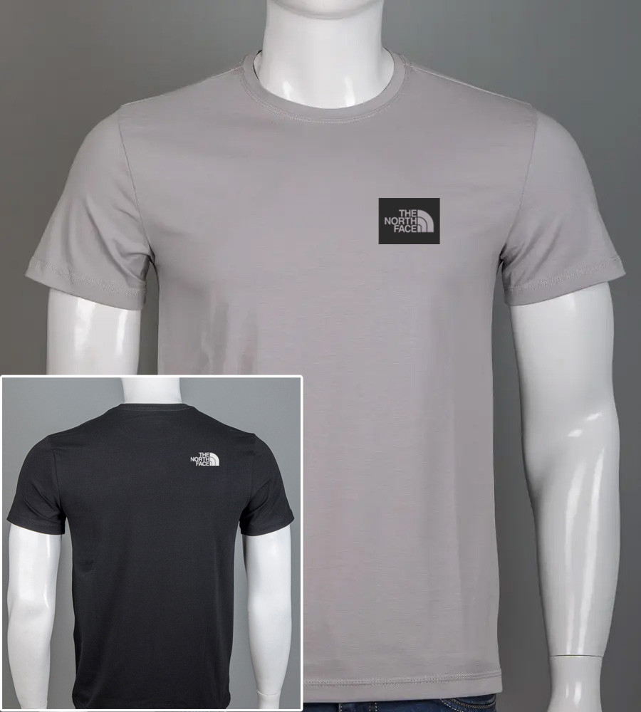Футболка чоловіча TheNorthFace 2407м (Уп.4шт M-XXL), Світло-сірий