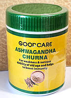 Ашвагандха, Ашваганда чурна Гудкер Байдьянатх 100г, Ashwagandha churna Goodcare Baidyanath, відновить сили, поверне бадьорість, Аю