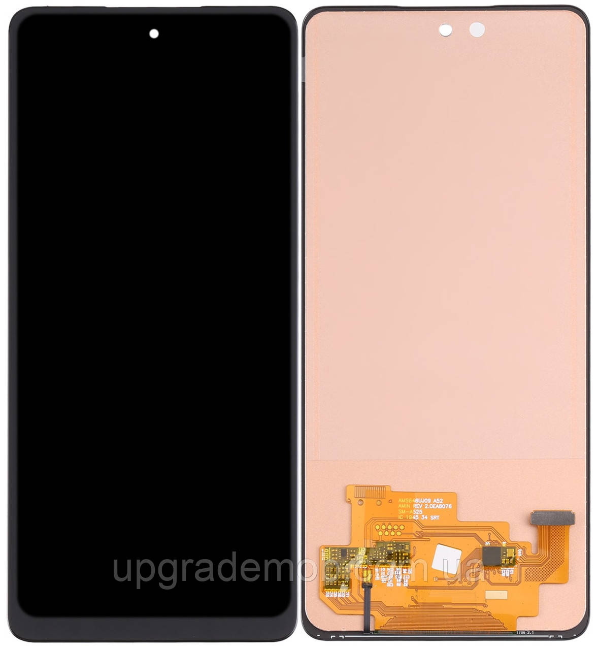 Дисплей модуль тачскрин Samsung A525 Galaxy A52 /A526 /A528 чорний TFT без функції відбитка пальця