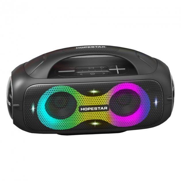 Портативна бездротова Bluetooth колонка Hopestar A50 Party BT5.0, 80W, TWS, AUX/TF/USB, 8h, IP5X| Чорна