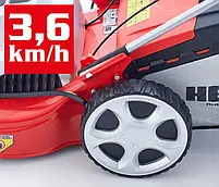 Газонокосарка HECHT 1805 S електрична 5 in 1, 1800Вт, площею до 1000м², швидкість 3,6 км/год, збірник 60л, ширина 46 см, фото 4