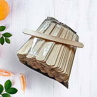 ДЕРЕВ'ЯНИЙ ШПАТЕЛЬ ДЛЯ НАНЕСЕННЯ ВОСКУ 14,5 см*1,8 см*2 см100 ШТ