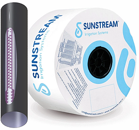 Крапельна стрічка Sunstream 6 mil/10 см, водовилив 1.8 л/год, у бухті 1000 м