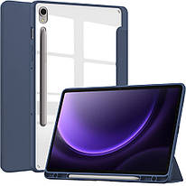Чохол для Samsung Galaxy Tab S10 FE / S9 FE / S9 Galeo Hybrid Case with S Pen Holder Navy Blue