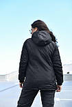 Жіноча демісезонна куртка великого розміру батальна коротка спортивна жіночі куртки весняні осінні, фото 3