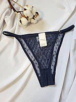 Зручні жіночі трусики XL Синій