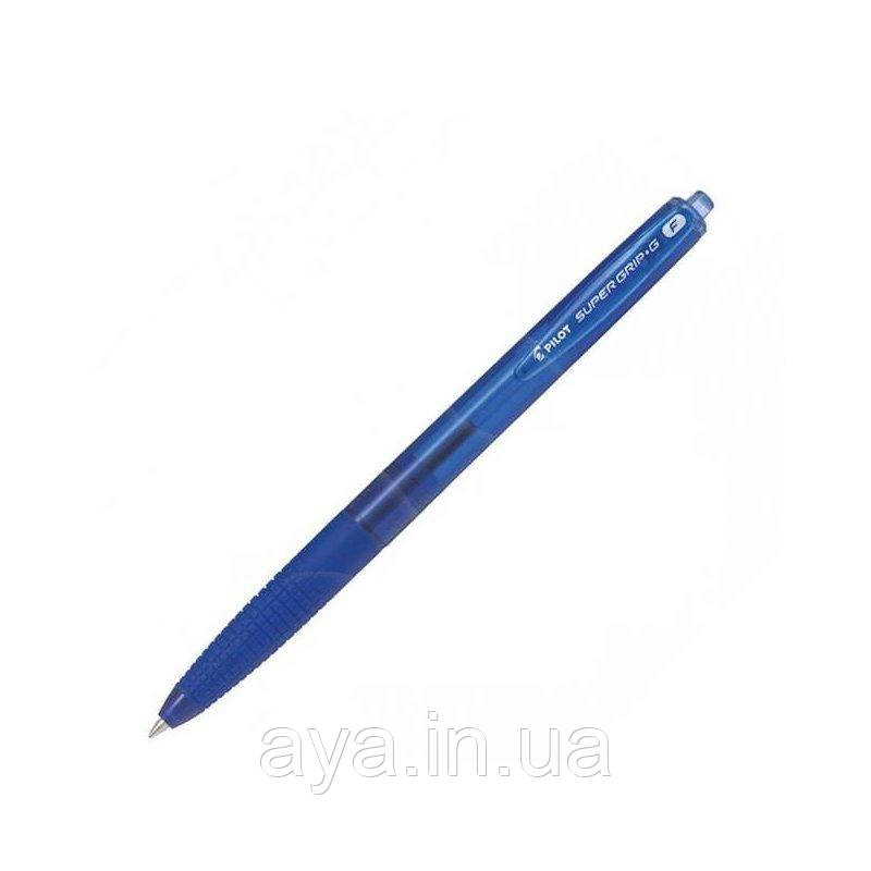 Ручка кулькова Pilot BPGG-8R-F-LL "Super Grip G" автоматична, синя, 0,7 мм
