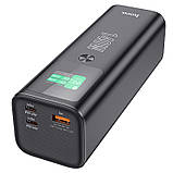 Потужний повербанк PD140W HOCO Electric power bank 25000mAh Q17 Black | 1USB/2Type-C QC/PD3.1 140W/5A, фото 7