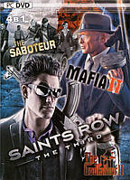 Комп'ютерна гра 4в1: The Saboteur: Mafia II. Saints Row: The Third. Saints Row: The Third (PC DVD) (2 DVD)