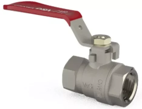 Кран кульовий V&G Optima    1/2" ВВ (червона ручка) {18}, фото 1