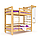 Двоярусне спортивне ліжко (babyson 9) 80x190см + спортивний куточок, фото 2