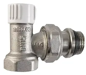 Вентиль радіаторний кутовий 1/2" V&G,налаштовується {20}