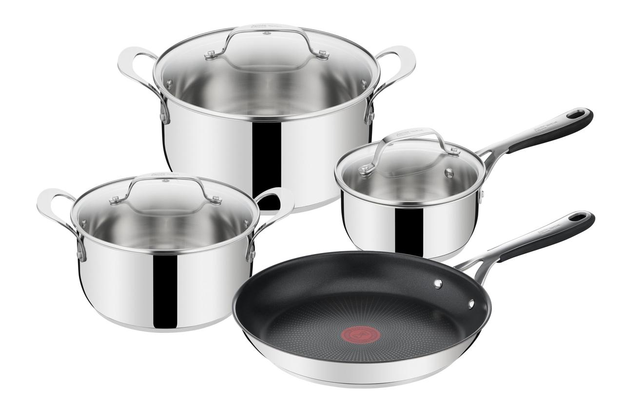 Набір посуду Tefal Jamie Oliver Kitchen Essential 7 предметів (E314S774)