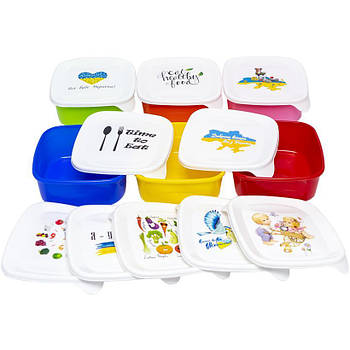 Контейнер квадратний 0,9л для їжі