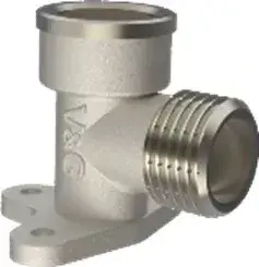 Кутник з кріпленням 1/2"ВЗ (водорозетка)V&G {36}