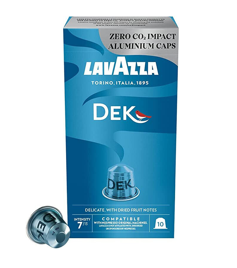 Nespresso капсулы Lavazza Decaffeinato 10шт без кофеина Италия кофе в ...