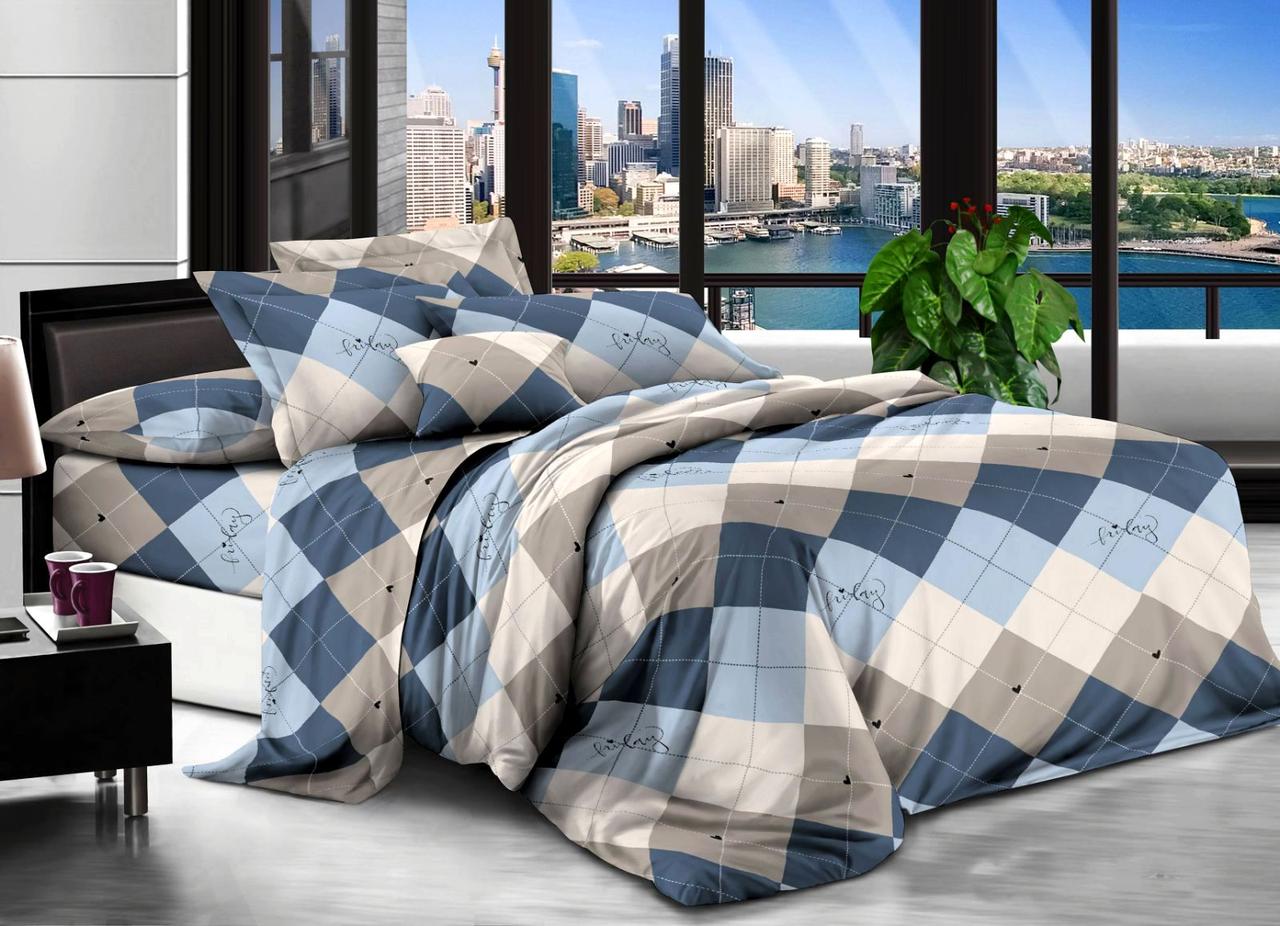 Набір постільної білизни Велюр № в434 Полуторний 150х220, на кнопках