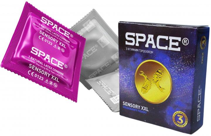 Презервативи Space Sensory XXL Гороскоп Риби 3 шт