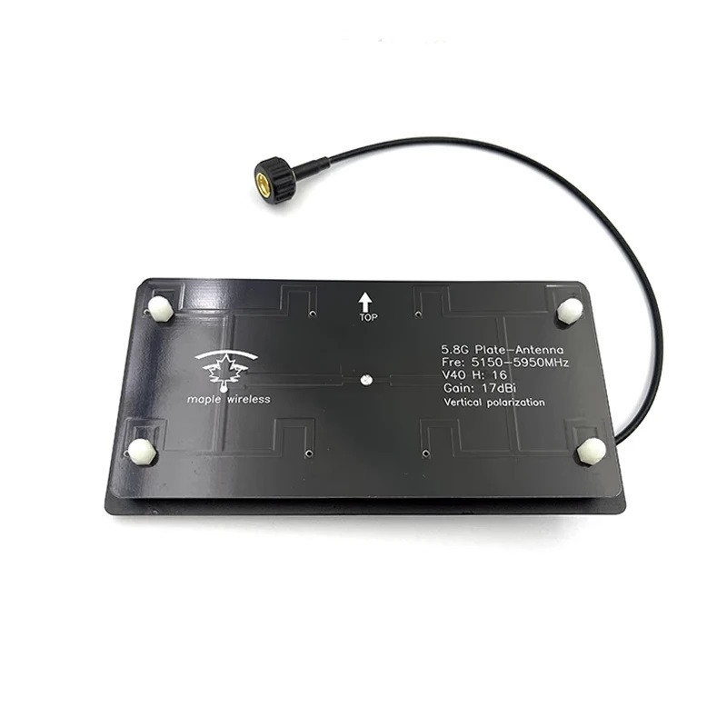 Панельна спрямована антена 5.8G Maple Wireless 17Dbi, SMA-Male-AAT, вертикальна поляризація, для FPV дронів