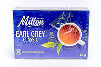 Чай черный Milton Earl Grey Classic 80 пакетиков, 120 г.