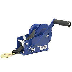 Лебідка ручна 1,5т BST R 3500 LBS ремінь Husar Winch
