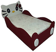Детская кроватка с бортиком и матрасом Кити 170х90 ТМ Ribeka