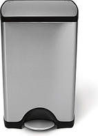 Корзина для мусора педаль 50л Simplehuman класика