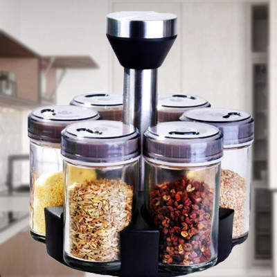 Набір для спецій spiceck set на 6 баночок на підставці., фото 1