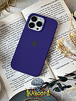 Чехол с закрытым низом на Айфон 13 Про Макс Фиолетовый / Silicone Case для iPhone 13 Pro Max Purple