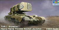 Сборная модель техники Trumpeter 09560 TOS-1 Multiple Rocket Launcher Mod. 1989