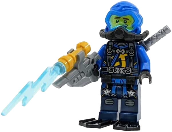 Мініфігурка колекційна LEGO Ninjago 892181 Minifigurka Jay Джей з ластами та мечем