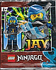 Мініфігурка колекційна LEGO Ninjago 892181 Minifigurka Jay Джей в скафандрі  і з ластами та мечем, фото 7