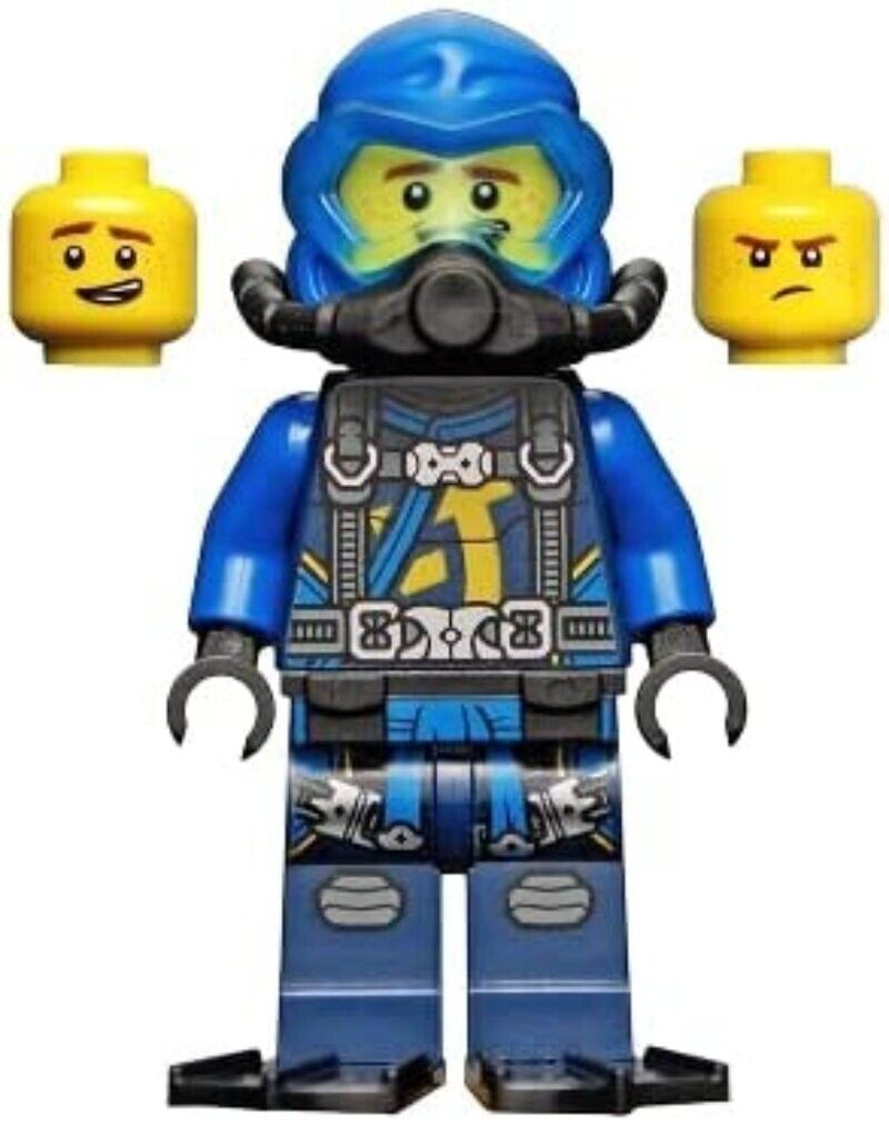 Мініфігурка колекційна LEGO Ninjago 892181 Minifigurka Jay Джей в скафандрі  і з ластами та мечем