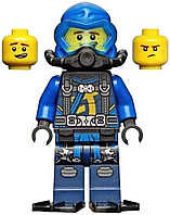 Минифигурка коллекционная LEGO Ninjago 892181 Minifigurka Jay Джей в скафандре и с ластами и мечом