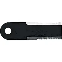 Нож измельчителя подвижный зубчатый (42232/Z55610/322326450/9833966/89833966/Z77601) JD, NH (Rasspe)