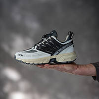 Белые текстильные мужские кроссовки Salomon ACS Pro White Cream