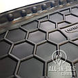 Килимок VW Touareg 2010- AvtoGumm Автокилимок Volkswagen в багажник Фольксваген Туарег, фото 4