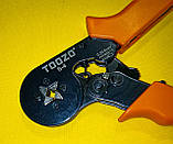 Кліщі для обтиску Toozo 6-4 AWG23-10 0.25-6мм.кв, фото 3