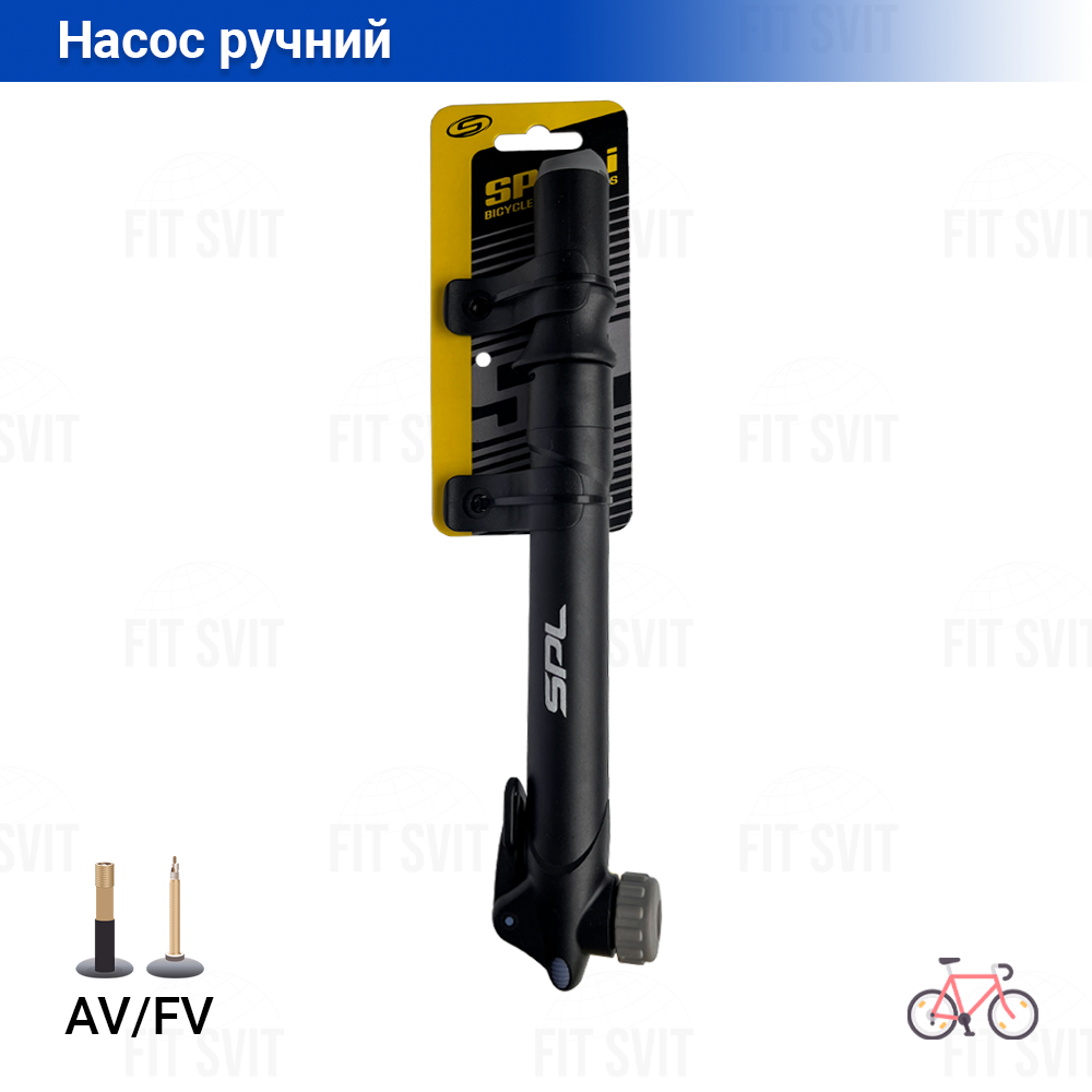 Насос для велосипеда AV/FV із кріпленням на раму Spelli 145E