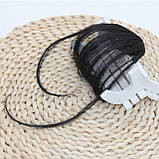 Накладний чубчик чорний штучний, фото 3