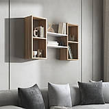 Навісна полиця для книг та декору M-11, фото 2