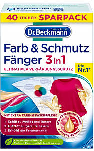 Серветки для прання Dr.Beckmann для вловлювання кольорів 40 шт.