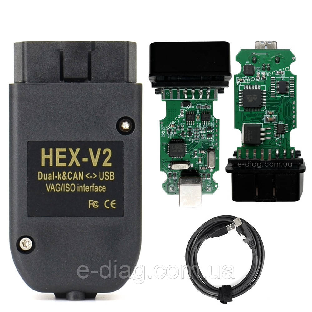 Автосканер VAG-COM 22.10 VCDS HEX-V2 для діагностики VAG