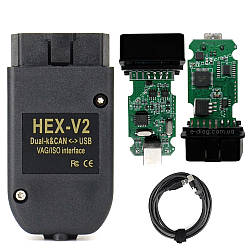 Автосканер VCDS 25.3.1 HEX V2 (VAG-COM) для діагностики Audi, VW, Skoda, Seat