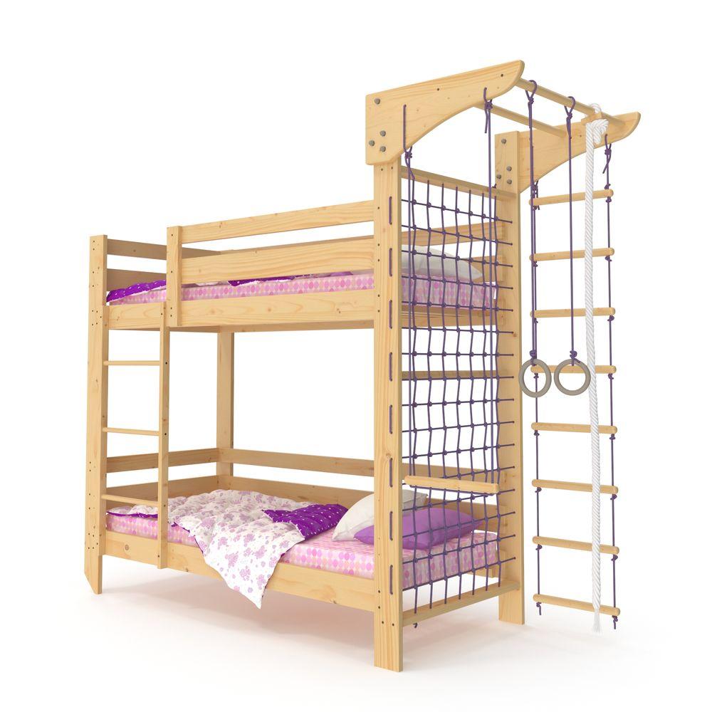 SportBaby Двоярусне спортивне ліжко (babyson 8) 80x190см