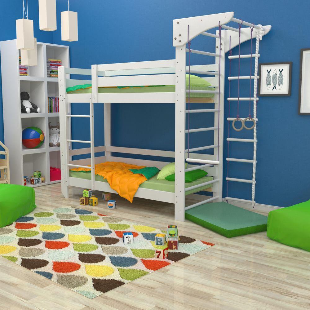 SportBaby Двоярусне спортивне ліжко (babyson 10) 80x190см