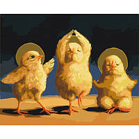 Картина по номерам "Духовные цыплята Lucia Heffernan" 40*50см Brushme