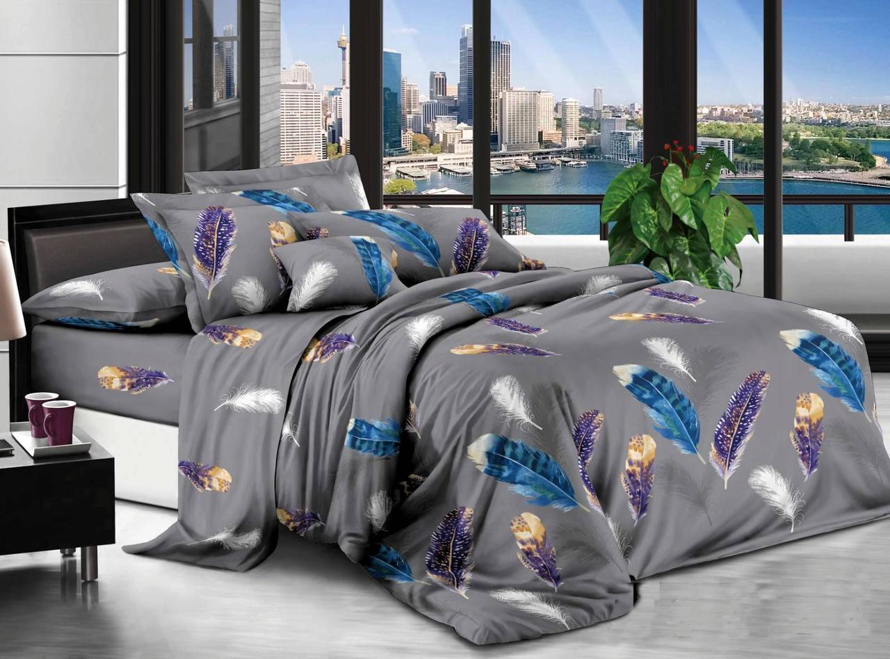 Набір постільної білизни Велюр № в396 Полуторний 150х220, на кнопках